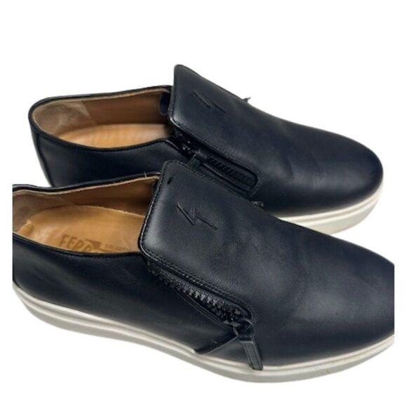 Giuseppe Zanotti Women's Black Fashion Sneakers with zip sides in Size 10 US - Picture 5 of 13